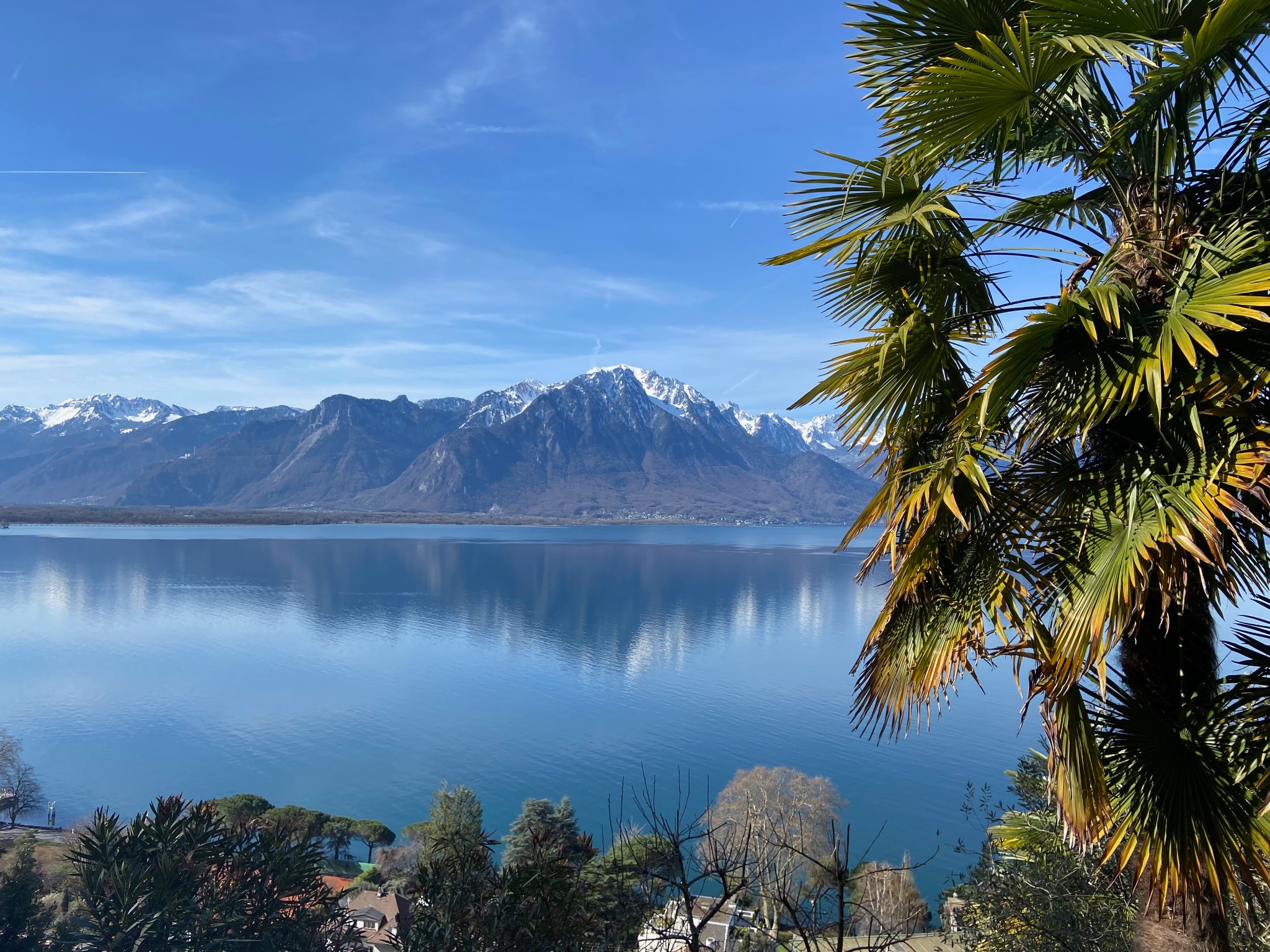 Lake Léman and mountains for the Evening Lake Cruise